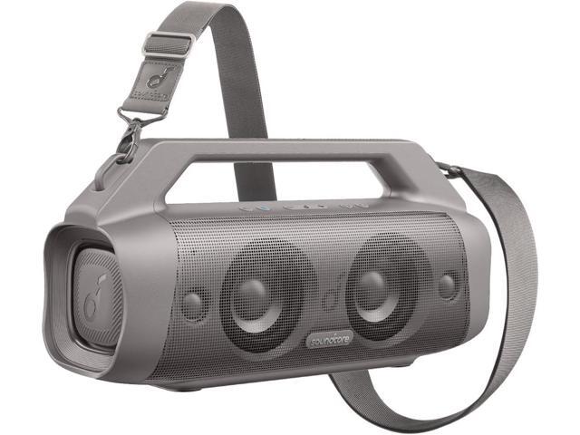 Anker Soundcore Motion Boom Plus Outdoor Speaker with 80W Booming Sound, 20H Playtime, IP67 Waterproof and Dustproof, Type-C, Custom EQ, Bluetooth.