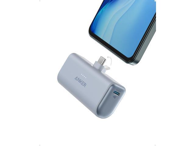 Anker Nano Power Bank with Built-in Foldable USB-C Connector, 5,000mAh Portable Charger 22.5W, for iPhone 15/15 Plus/15 Pro/15 Pro Max, Samsung...