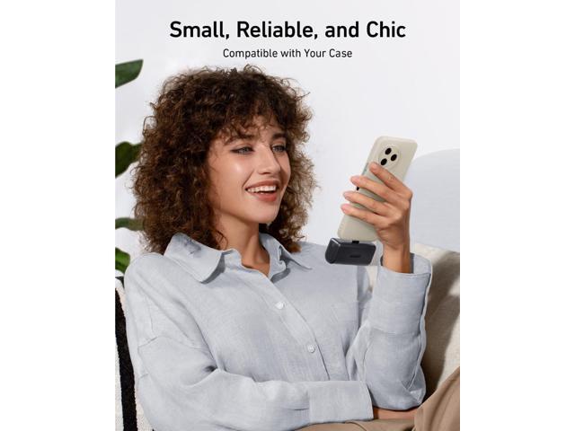 Anker Nano Power Bank with Built-in Foldable USB-C Connector, 5,000mAh Portable Charger 22.5W, for iPhone 15/15 Plus/15 Pro/15 Pro Max, Samsung...