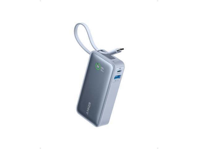 Anker Nano Power Bank, 10,000mAh Portable Charger with Built-in USB-C Cable, 30W Recharging, 30W Max Output with USB-C & A, for iPhone 17/16/15...