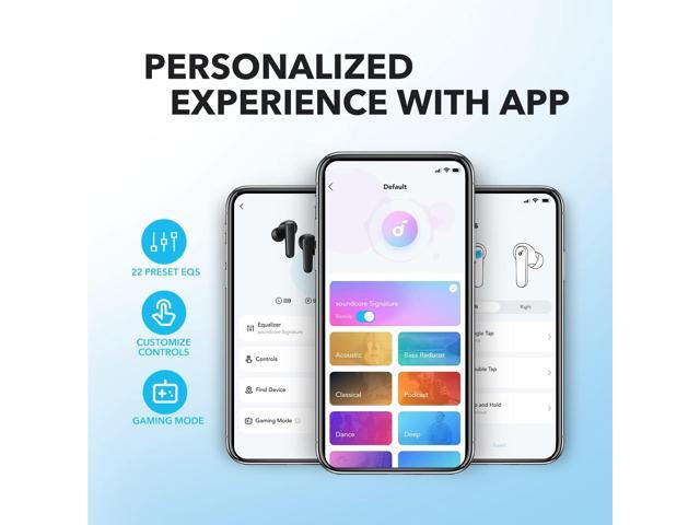 Soundcore by Anker P20i True Wireless Earbuds, 10mm Drivers with Big Bass, Bluetooth 5.3, 30H Long Playtime, Water-Resistant, 2 Mics for AI Clear...