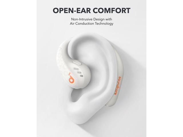 Soundcore by Anker AeroFit Pro Open-Ear Headphones, Ultra Comfort, Secure Fit, Ergonomic Design, Rich Sound with LDAC, Bluetooth 5.3, IPX5...