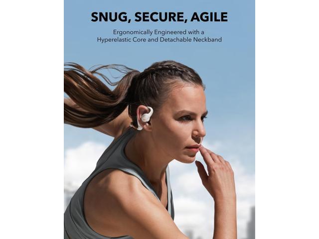 Soundcore by Anker AeroFit Pro Open-Ear Headphones, Ultra Comfort, Secure Fit, Ergonomic Design, Rich Sound with LDAC, Bluetooth 5.3, IPX5...