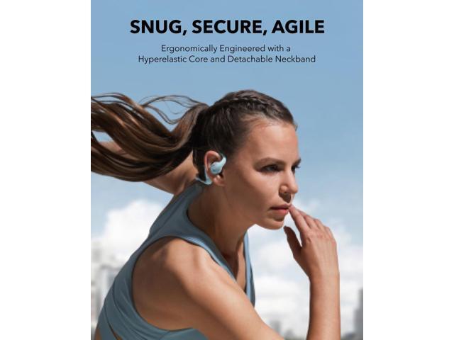Soundcore by Anker AeroFit Pro Open-Ear Headphones, Ultra Comfort, Secure Fit, Ergonomic Design, Rich Sound with LDAC, Bluetooth 5.3, IPX5...