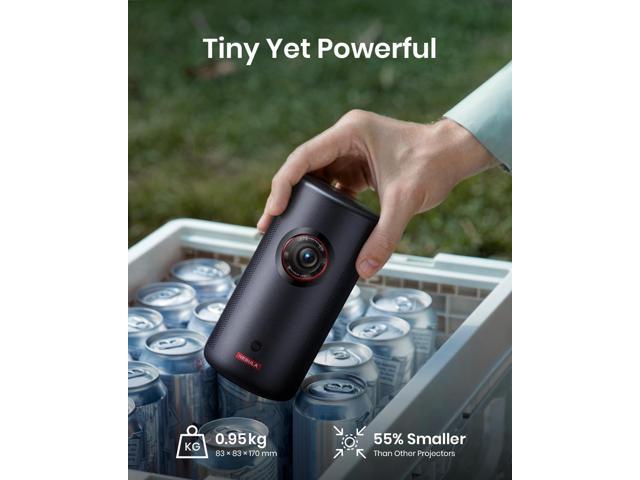 NEBULA by Anker Capsule 3 Laser 1080p, Mini Smart TV Projector with wifi and bluetooth, Outdoor Portable Projector, Dolby Digital, Laser Projector,...