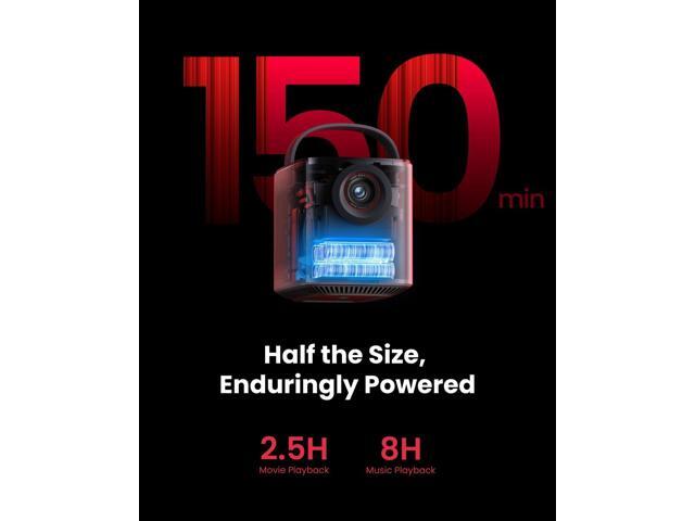 NEBULA Mars 3 Air GTV Projector - Netflix Officially Licensed, 400 ANSI-Lumen Brightness, Native 1080P, Dolby Digital Sound,150-Inch Picture,...