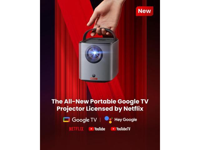 NEBULA Mars 3 Air GTV Projector - Netflix Officially Licensed, 400 ANSI-Lumen Brightness, Native 1080P, Dolby Digital Sound,150-Inch Picture,...