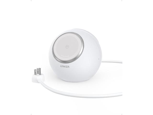 Anker MagGo Magnetic Charging Station, Qi2 Compatible 15W Ultra-Fast MagSafe Wireless Charger for iPhone 15/14/13, 8-in-1 Power Strip with 3 AC and...