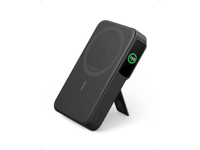 Anker MagGo Power Bank, Qi2 Certified 15W Ultra-Fast MagSafe-Compatible Portable Charger, 10K Battery Pack with Smart Display and Foldable Stand,...