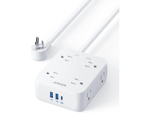 Anker Power Strip with USB Ports,5Ft,Surge Protector(2000J),8 Widely Outlet Extender with 2 USB A Ports and 1 USB C Port,Works with iPhone 15/15...
