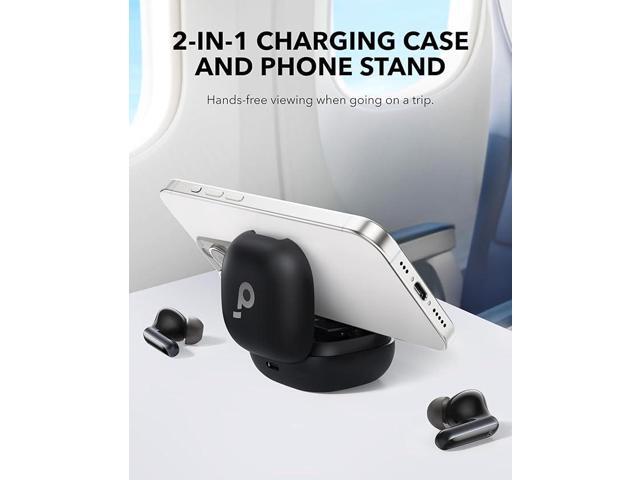 Soundcore - by Anker P40i Noise Canceling True Wireless Earbud Headphones - Black - image 2