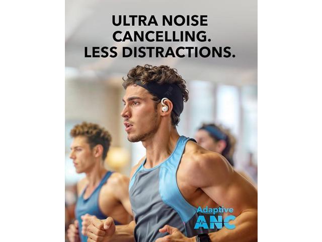 Soundcore Sport X20 by Anker, True-Wireless Workout Earbuds, Rotatable and Extendable Ear Hooks, Noise Cancelling, Deep Bass, IP68 Waterproof,...