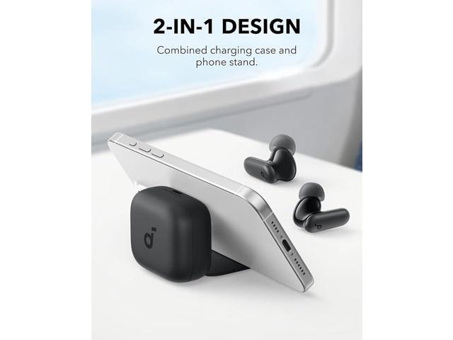Soundcore - by Anker P30i True Wireless Noise Cancelling Earbuds - Black - image 2