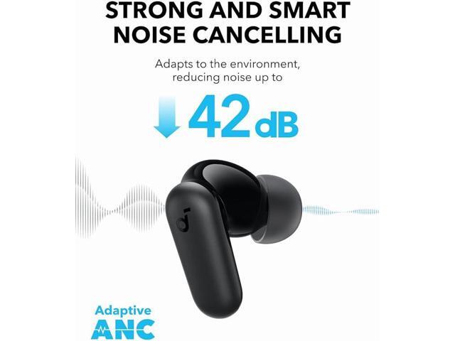 Soundcore - by Anker P30i True Wireless Noise Cancelling Earbuds - Black - image 3