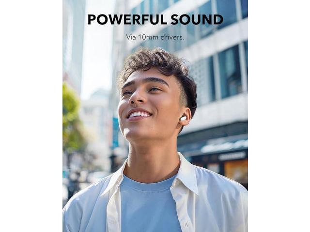 Soundcore P30i by Anker Noise Cancelling Earbuds, Strong and Smart Noise Cancelling, Powerful Bass, 45H Playtime, 2-in-1 Case and Phone Stand,...