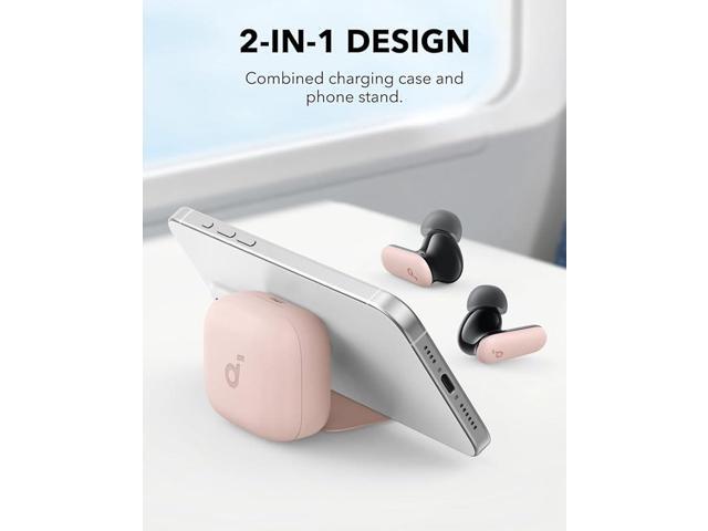 Soundcore P30i by Anker Noise Cancelling Earbuds, Strong and Smart Noise Cancelling, Powerful Bass, 45H Playtime, 2-in-1 Case and Phone Stand,...
