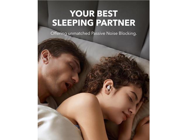 Soundcore Sleep A20 Wireless Earbuds 30dB Noise Reduction 80H Playtime Bluetooth 5.3 Sleep Monitor Personal Alarm Side Sleeper Design - image 2