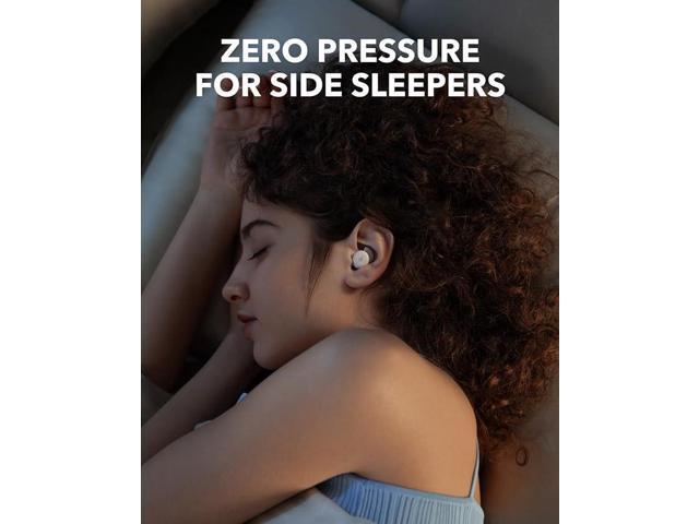 Soundcore Sleep A20 Wireless Earbuds 30dB Noise Reduction 80H Playtime Bluetooth 5.3 Sleep Monitor Personal Alarm Side Sleeper Design - image 4