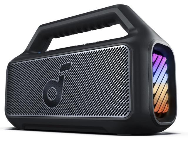Soundcore Boom 2 Outdoor Speaker, 80W, Subwoofer, BassUp 2.0, 24H Playtime, IPX7 Waterproof, Floatable, RGB Lights, USB-C, Custom EQ, Bluetooth...