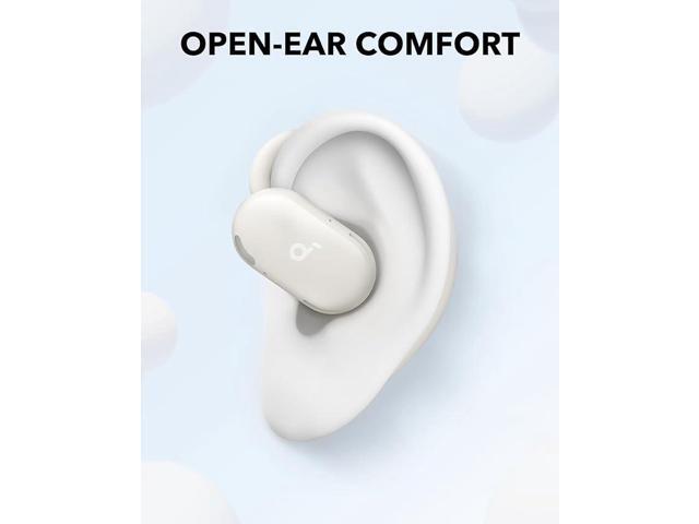 Soundcore V20i by Anker Open-Ear Headphones, Adjustable Ear Hooks, Ultra-Comfort, Snug Fit, Powerful Sound, Clear Calls, IP55, LED Lights, 36H...