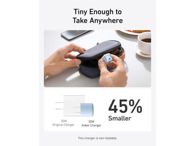 Anker 511 Charger, Anker Nano Pro, 20W PIQ 3.0 Durable Compact Fast Charger, USB C Charger for iPhone 13/13 Mini/13 Pro/13 Pro Max/12, iPad/iPad...