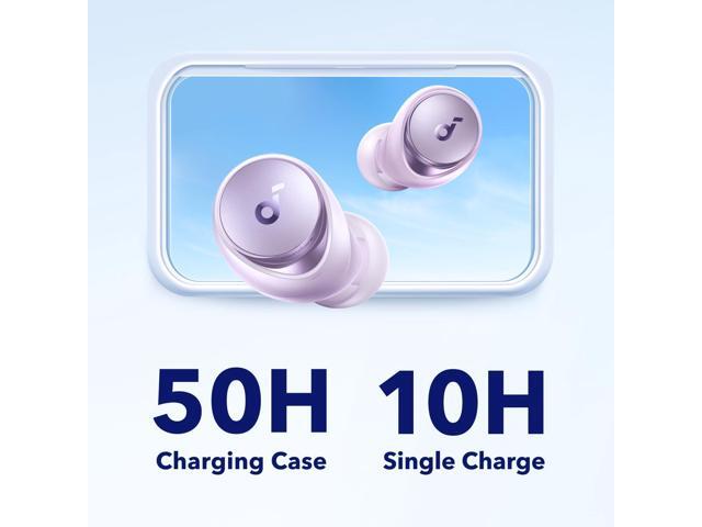 Soundcore by Anker Space A40 Auto-Adjustable Active Noise Cancelling Wireless Earbuds, Reduce Noise by Up to 98%, 50H Playtime, Hi-Res Sound,...