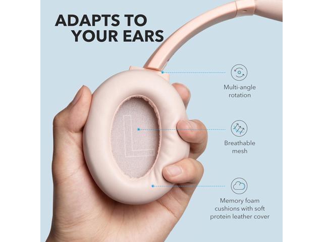 Soundcore Anker Life Q20 Hybrid Active Noise Cancelling Headphones, Wireless Over Ear Bluetooth Headphones, 60H Playtime, Hi-Res Audio, Deep Bass,...