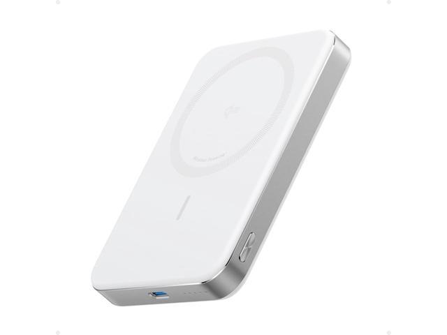 Anker MagGo Power Bank, Ultra-Slim 10,000mAh Magnetic Battery Pack, Qi2 Certified 15W Ultra-Fast MagSafe Compatible Portable Charger, Ergonomic...