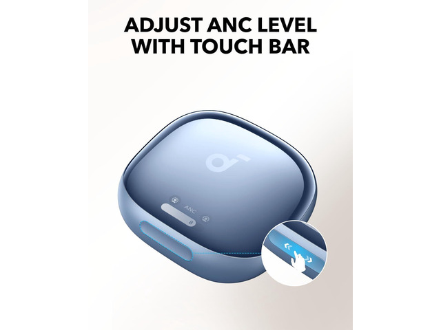 Soundcore Liberty 4 Pro by Anker, Noise Cancelling Wireless Earbuds, 7-Sensor and Real-Time Adaptive Noise Cancelling, 2× Faster Charging,...