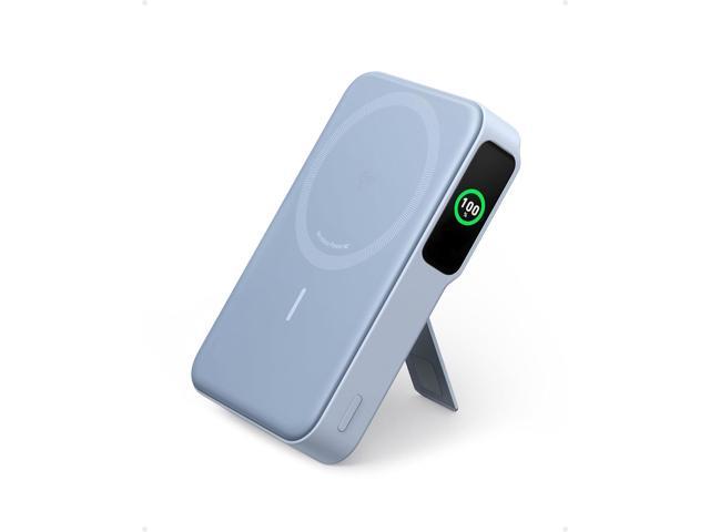 Anker MagGo Power Bank, Qi2 Certified 15W Ultra-Fast MagSafe-Compatible Portable Charger, 10K Battery Pack with Smart Display and Foldable Stand,...