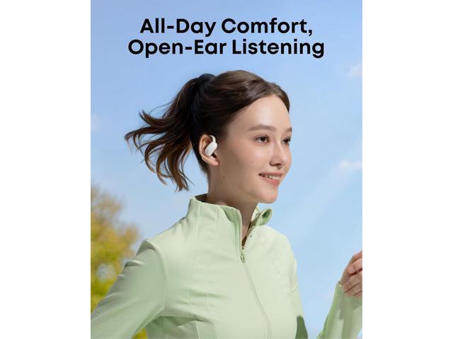 Soundcore AeroFit 2 by Anker, Open-Ear Headphones, Adjustable Ear Hooks, Snug Fit, Rich Bass, Hi-Res Wireless Audio, 42H Play, Bluetooth 5.4,...