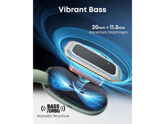 Soundcore AeroFit 2 by Anker, Open-Ear Headphones, Adjustable Ear Hooks, Snug Fit, Rich Bass, Hi-Res Wireless Audio, 42H Play, Bluetooth 5.4,...
