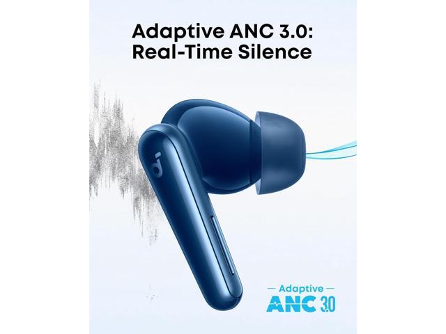 soundcore Liberty 5 by Anker, Noise-Cancelling Wireless Earbuds, 2x Stronger Voice Reduction, Real-Time Adaptive Noise Cancellation, Fast Charging,...