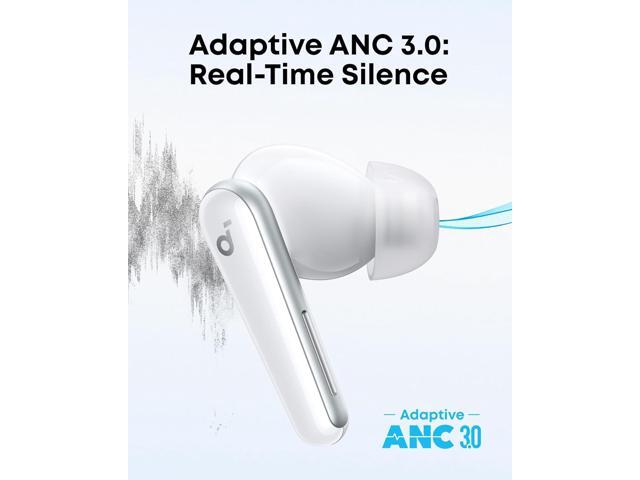 soundcore Liberty 5 by Anker, Noise-Cancelling Wireless Earbuds, 2x Stronger Voice Reduction, Real-Time Adaptive Noise Cancellation, Fast Charging,...