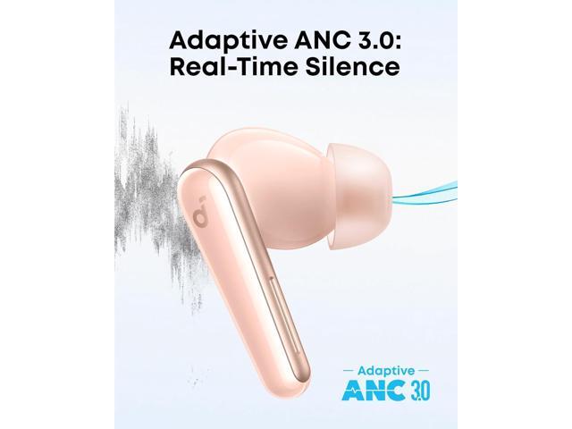 soundcore Liberty 5 by Anker, Noise-Cancelling Wireless Earbuds, 2x Stronger Voice Reduction, Real-Time Adaptive Noise Cancellation, Fast Charging,...