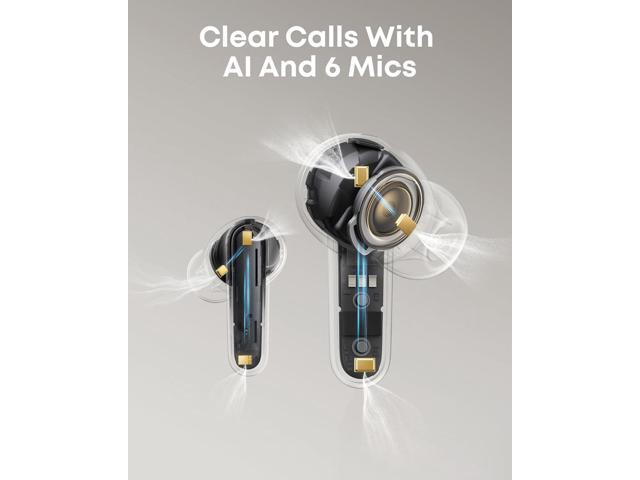 Soundcore - by Anker P41i Bluetooth Wireless In Ear Earbuds with Portable USB-C 3,000mAh Phone Charger - White - image 7