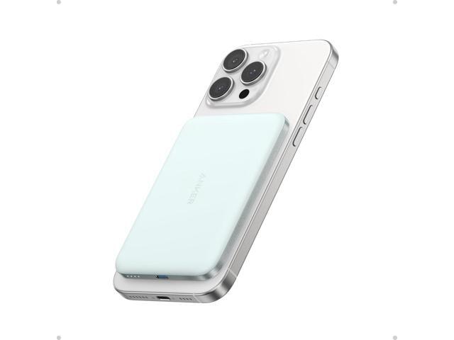 Anker Nano Power Bank, Ultra-Slim 5,000mAh Magnetic Battery Pack, Qi2 Certified 15W Max Ultra-Fast MagSafe-Compatible Portable Charger, Ergonomic...
