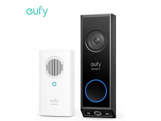 eufy Security Video Doorbell E340 (Battery Powered) with Chime, Dual Cameras with Delivery Guard, 2K Full HD and Color Night Vision, HomeBase S380...