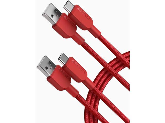 Anker USB c charger cable 2 Pack, 6ft], 310 Type c charger cable Fast charging, Braided USB A to USB c cable Fast charging for Samsung galaxy Note...