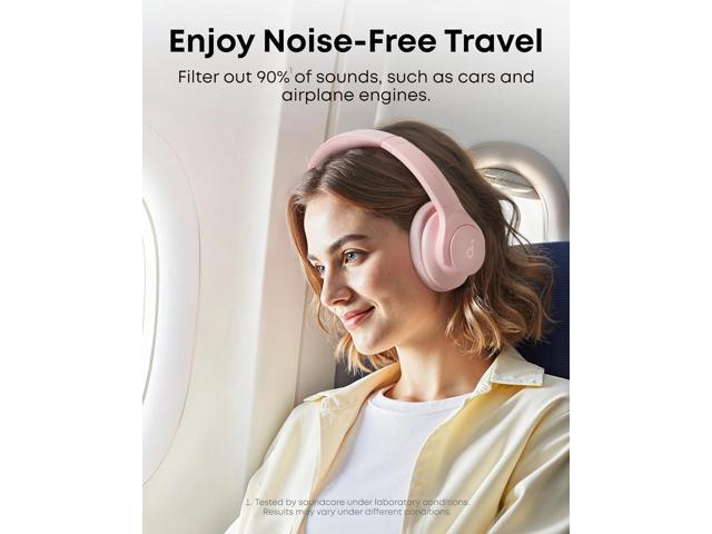 Soundcore by Anker Q20i Hybrid Active Noise Cancelling Headphones, Wireless Over-Ear Bluetooth, 40H Long ANC Playtime, Hi-Res Audio, Big Bass,...