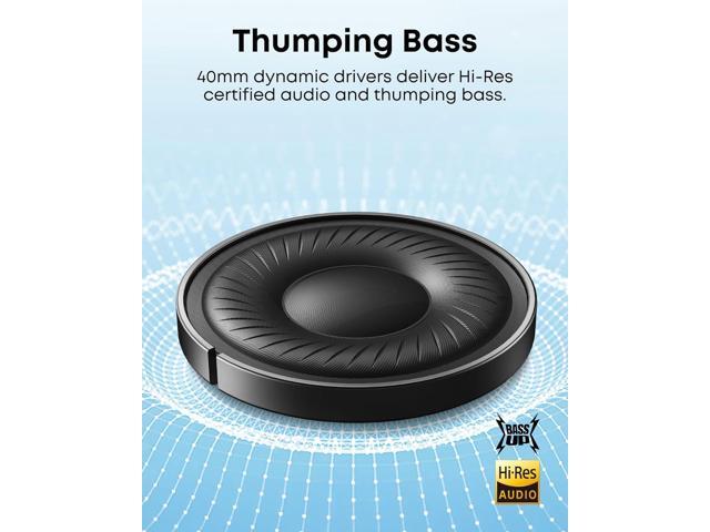Soundcore by Anker Q20i Hybrid Active Noise Cancelling Headphones, Wireless Over-Ear Bluetooth, 40H Long ANC Playtime, Hi-Res Audio, Big Bass,...