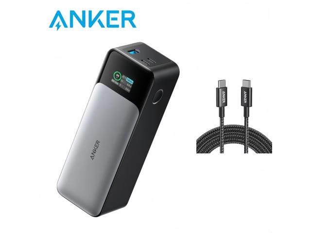 Anker 737 Power Bank 24000mAh 3-Port Portable Charger 140W Output Smart Digital Display Compatible with iPhone 15/15 Plus/15 Pro/15 Pro Max,...