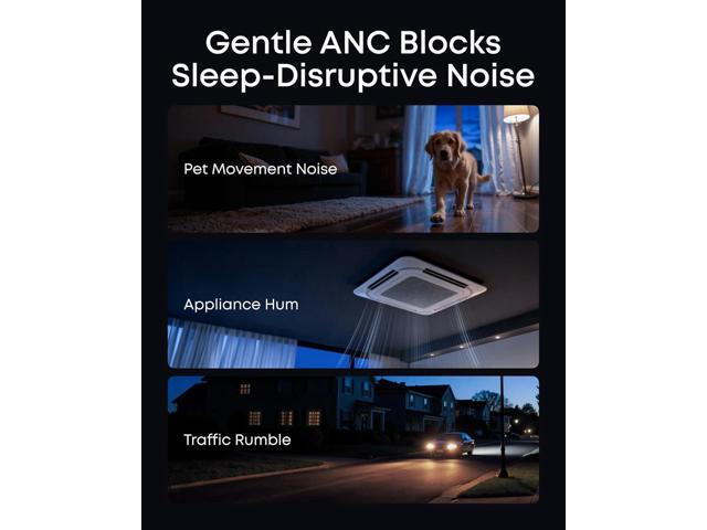 Soundcore - by Anker Sleep A30 Smart Wireless Bluetooth ANC In-Ear Sleep Earbuds for General Use - Moonlit White - image 2