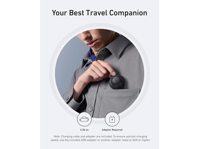 Anker MagSafe Compatible MagGo UFO 3-in-1 Charger, iPhone 17 Wireless Charging Station, 15W Qi2 Certified, Foldable Travel Charging Pad, for iPhone...