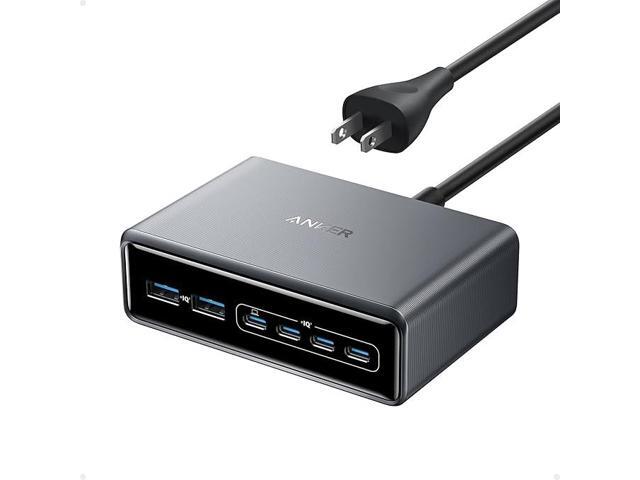 Anker - Prime Desktop Charger (200W, 6 Ports, GaN) - Silver - image 2