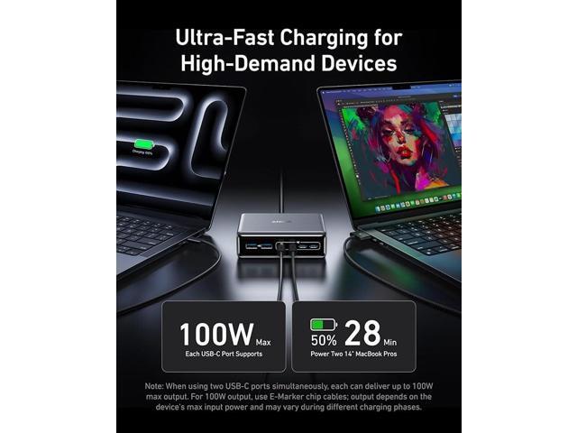 Anker - Prime Desktop Charger (200W, 6 Ports, GaN) - Silver - image 4