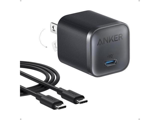 Anker Nano Charger, 45W Fast Charging, Compact and Foldable Plug USB C Charger Block for iPhone 17 Series, MacBook, Pixel 9, iPad, Samsung Galaxy...