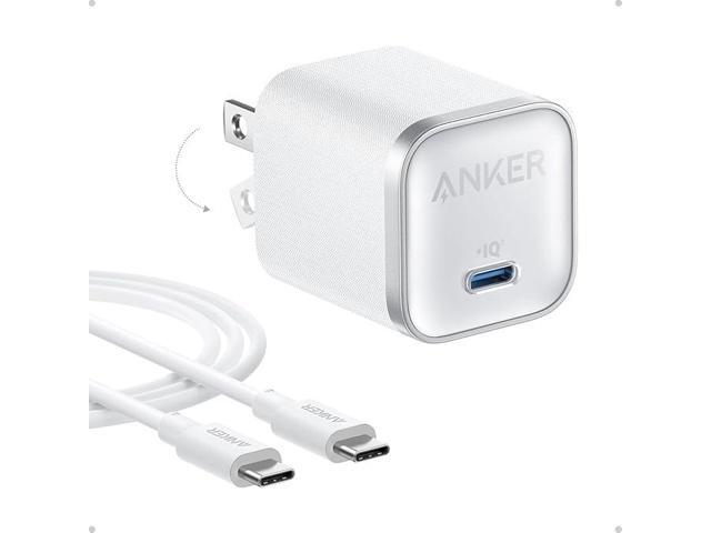 Anker Nano Charger, 45W Fast Charging, Compact and Foldable Plug USB C Charger Block for iPhone 17 Series, MacBook, Pixel 9, iPad, Samsung Galaxy...