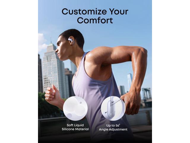 Soundcore AeroFit 2 Pro by Anker, Open-Ear with Semi-in-Ear Active Noise Cancellation, Dual-Form Earbuds, Adjustable Ear Hooks, Hi-Res, LDAC, 4-Mic...