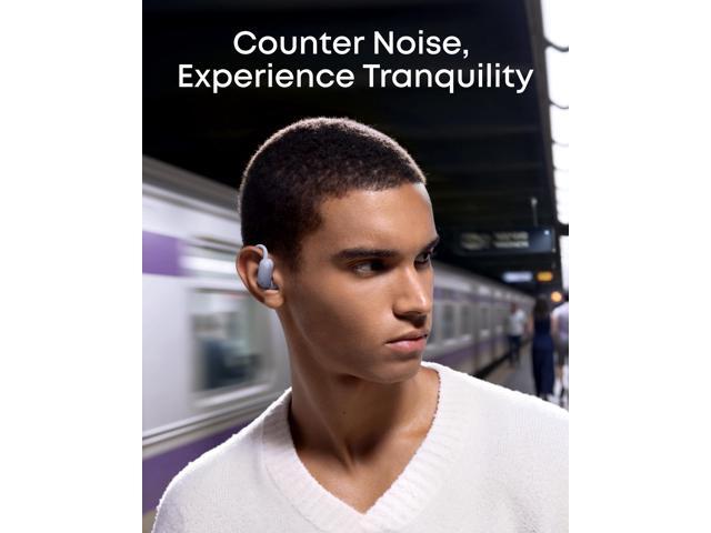 Soundcore AeroFit 2 Pro by Anker, Open-Ear with Semi-in-Ear Active Noise Cancellation, Dual-Form Earbuds, Adjustable Ear Hooks, Hi-Res, LDAC, 4-Mic...